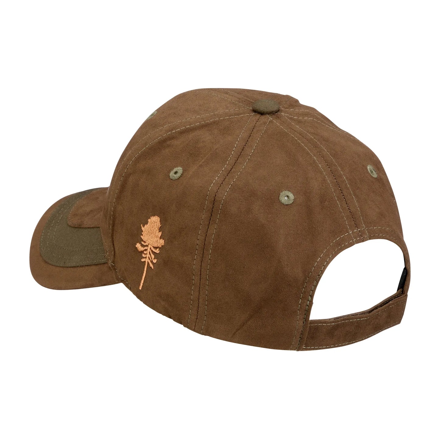 Pinewood Cap 2 Color suede brown mossgreen