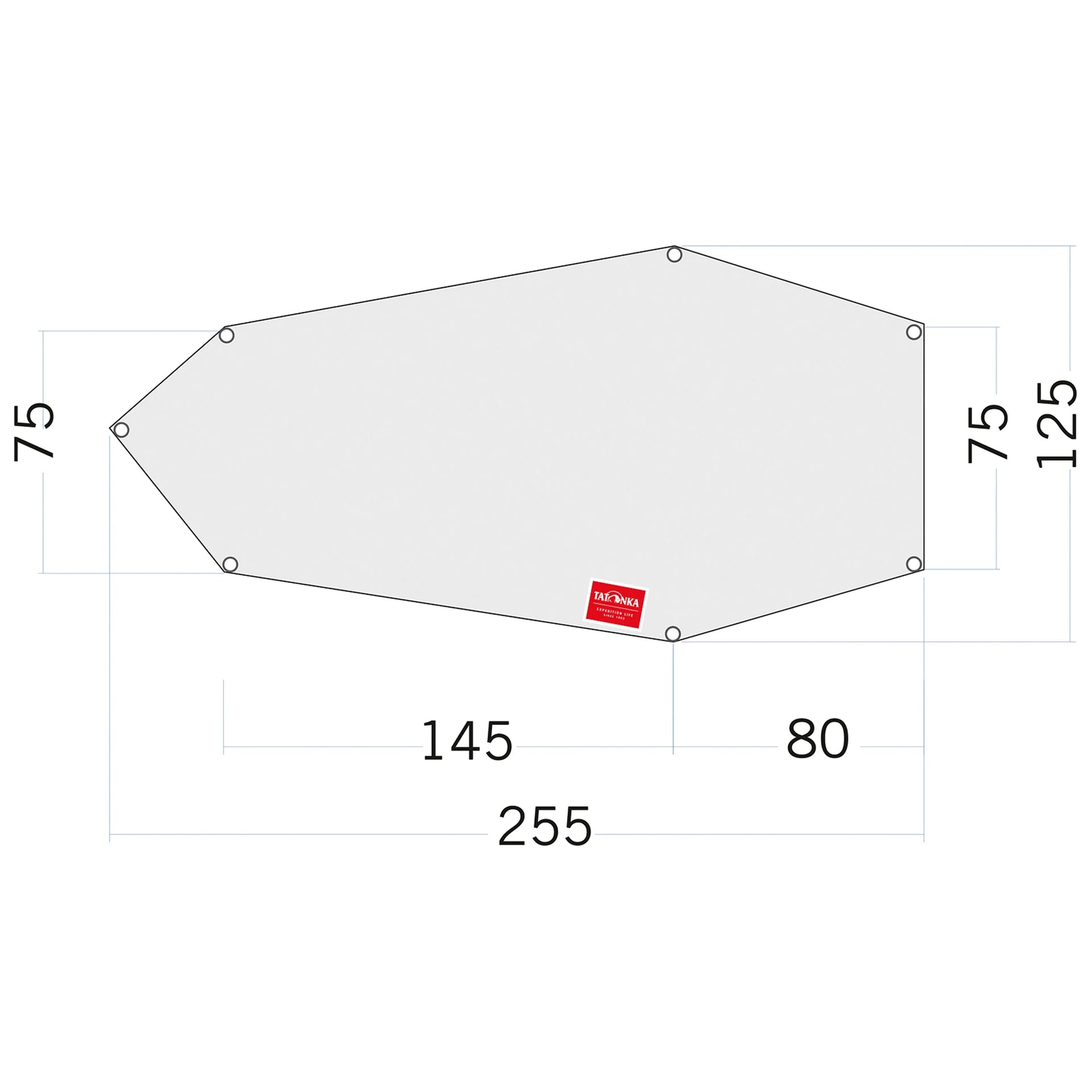 Tatonka Zeltunterlage Floor Sheet PE Koli weiß