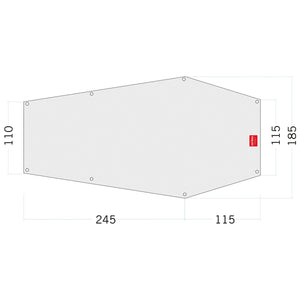 Tatonka Zeltunterlage Floor Sheet PE Narvik 3 weiß