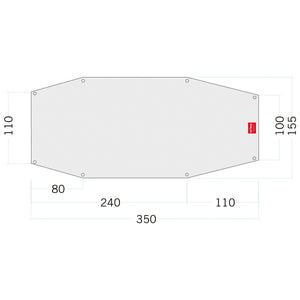 Tatonka Zeltunterlage Floor Sheet PE Arctis 2 weiß