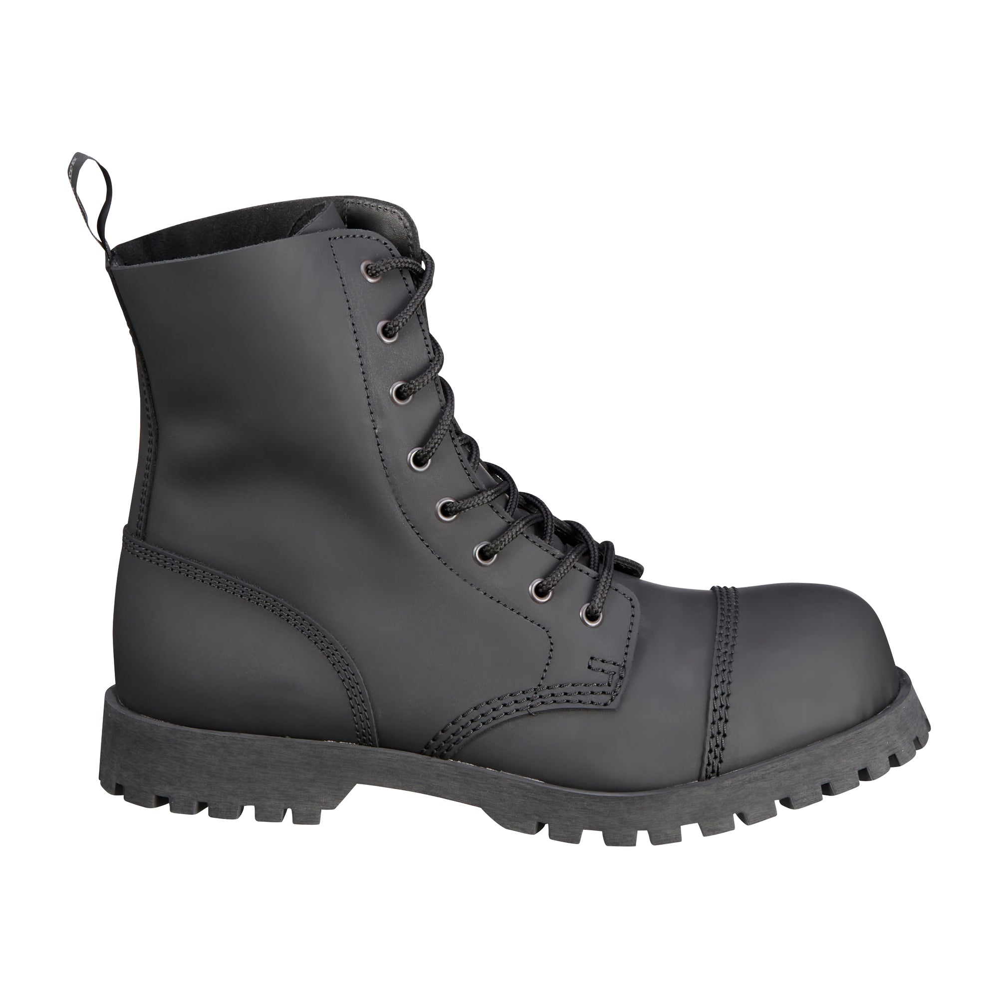 Boots & Braces Stiefel Basic No Steel schwarz
