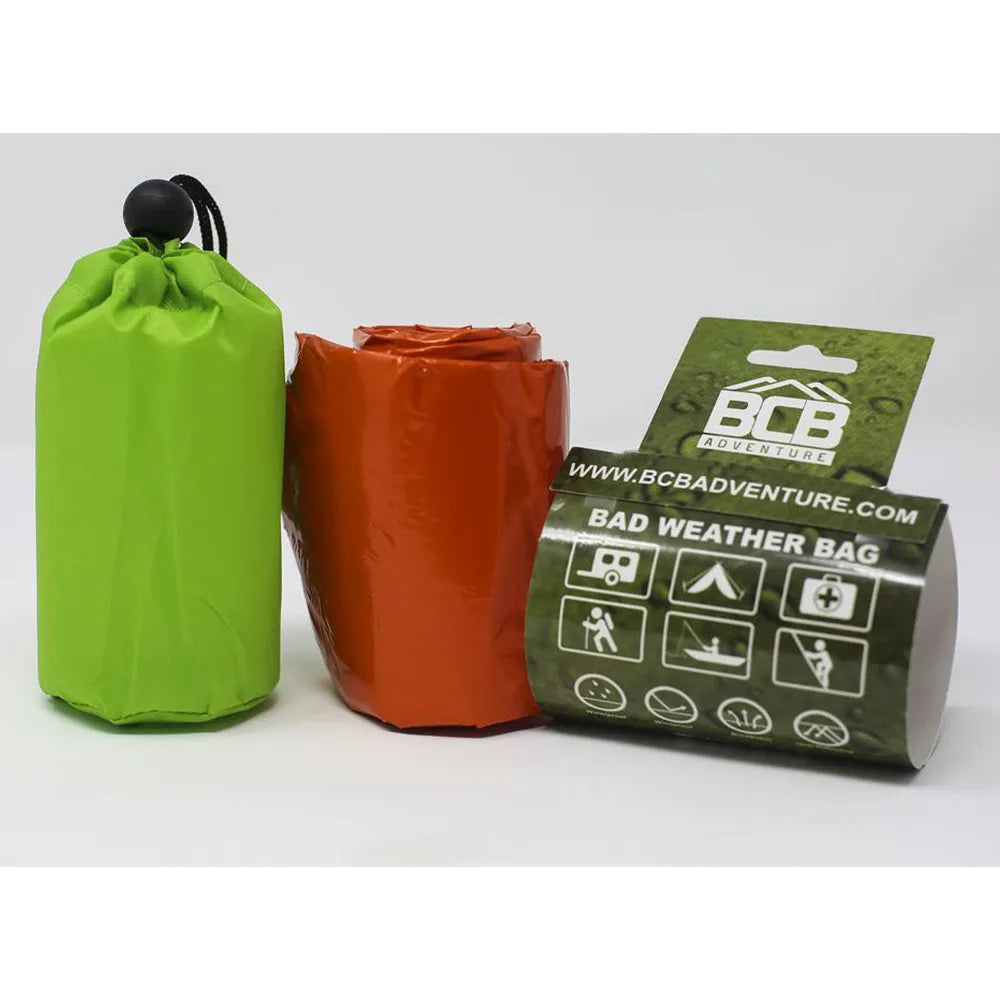 BCB Notfall-Schlafsack Bad Weather Bag olive green