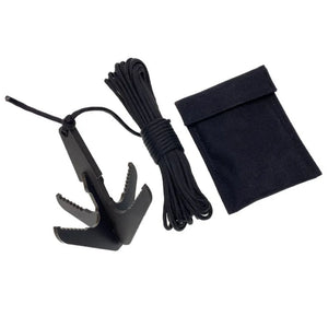 EDCX Wurfanker Grappling Hook schwarz