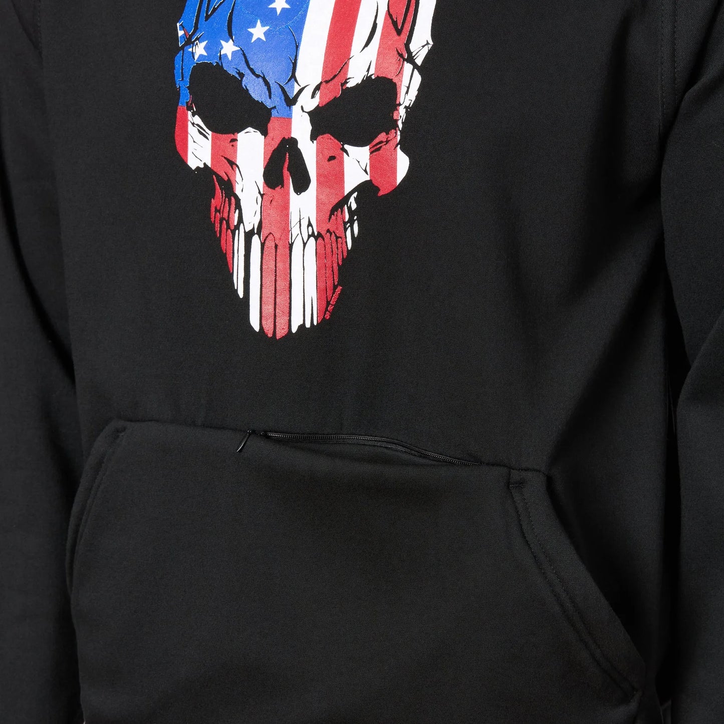 7.62 Design Hoodie BR Flag Skull schwarz