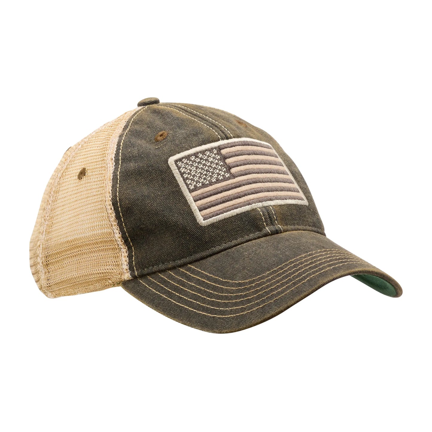 7.62 Design 7.62 Design Cap Tactical US Flag Vintage Trucker Hat schwarz - ASMC