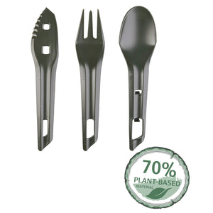 Wildo Besteckset The OCYS Outdoor Cutlery Set oliv