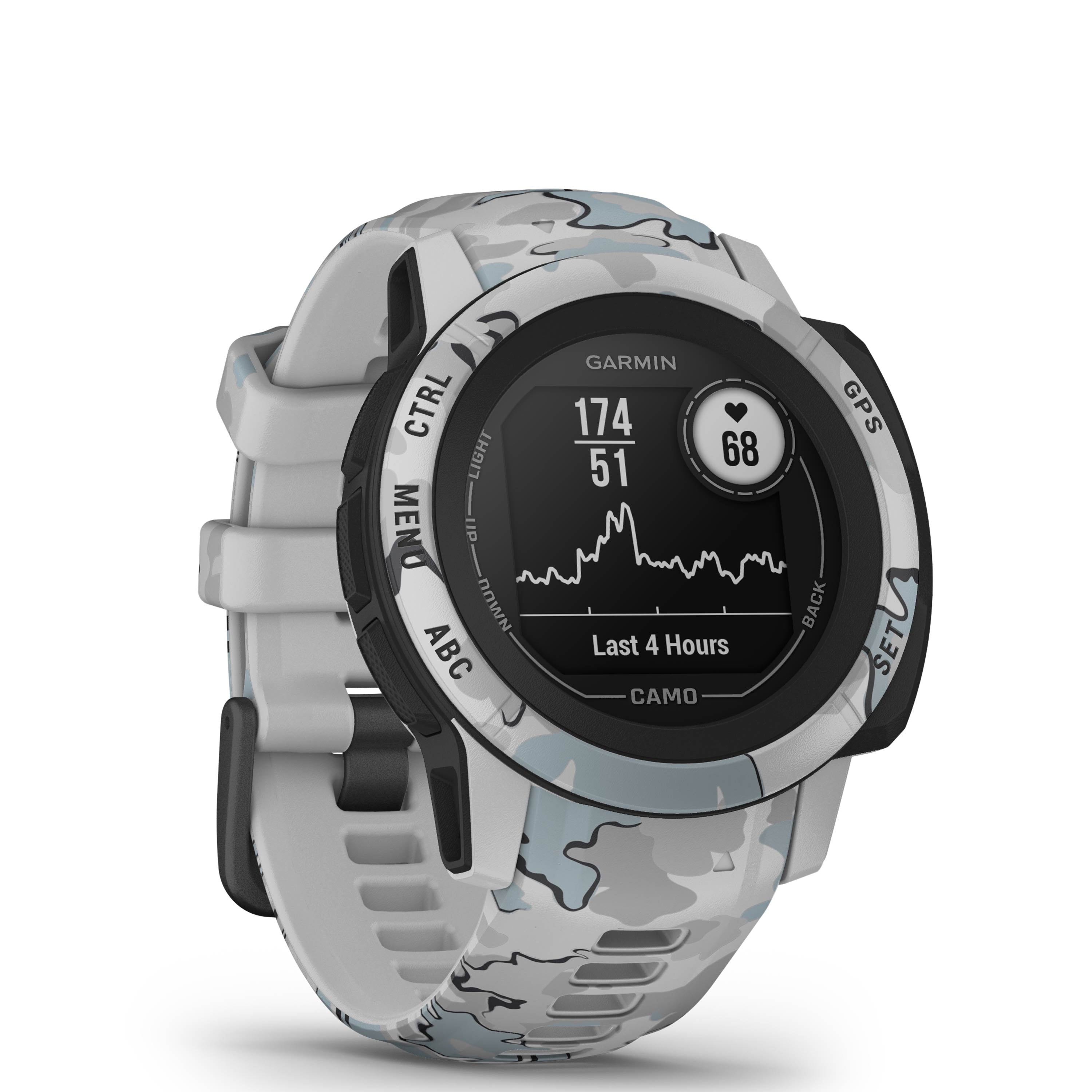Garmin Smartwatch Instinct 2S Camo Edition camouflage grau