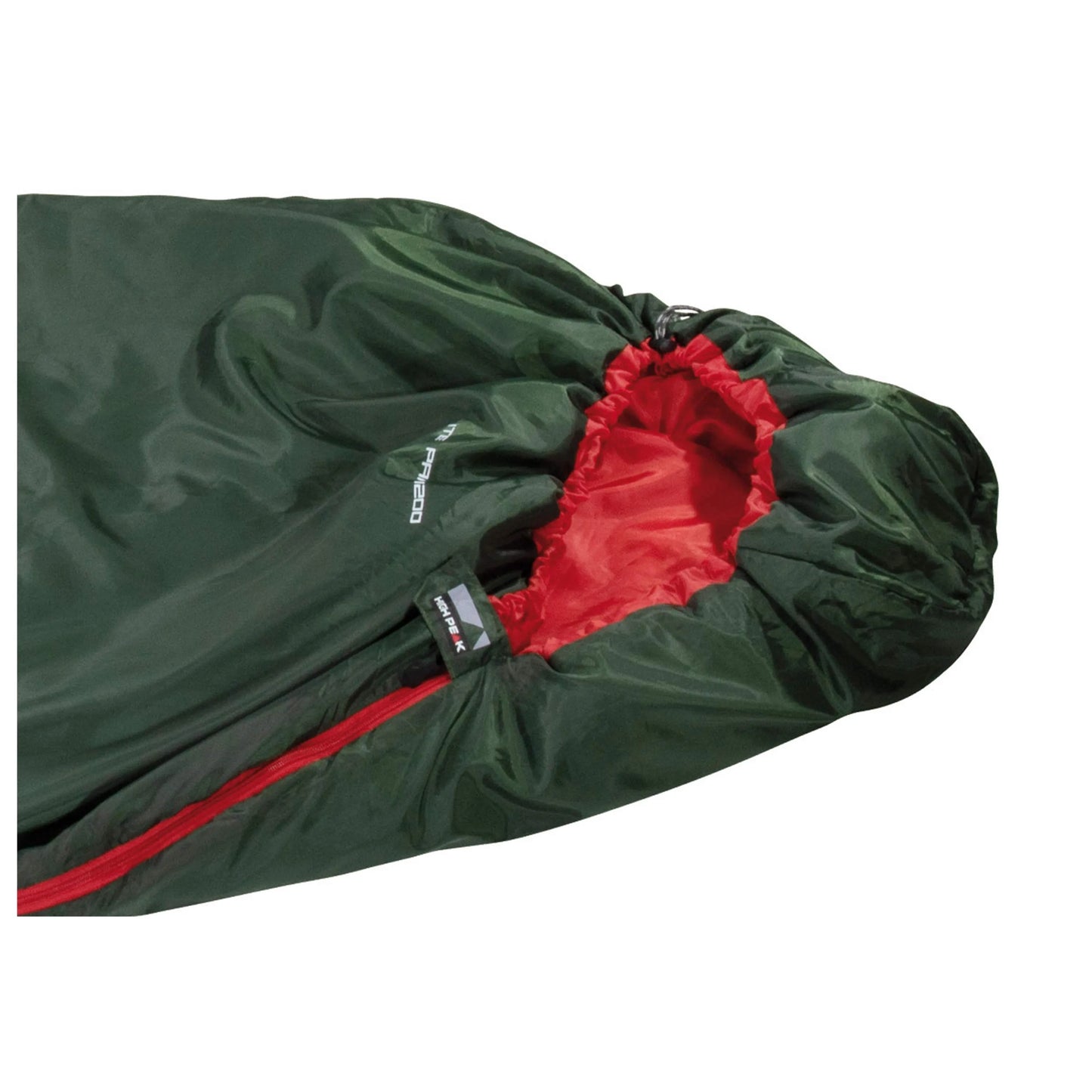 High Peak Schlafsack Lite Pak 1200 grün rot