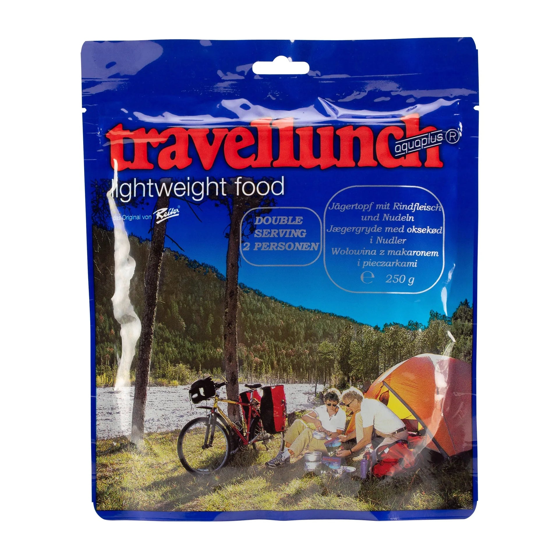 Travellunch Jägertopf mit Rindfleisch und Nudeln 2er Packung