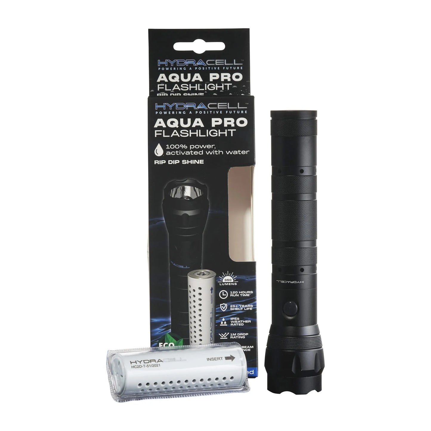 Hydracell HydraCell Taschenlampe AquaPro schwarz - ASMC