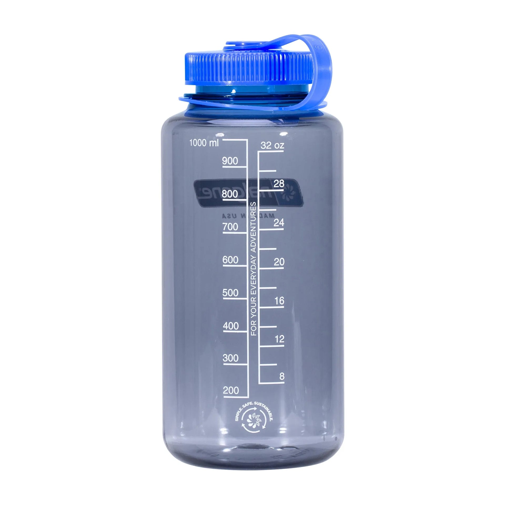 Nalgene Trinkflasche Weithals Sustain 1 L grau