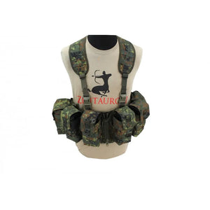 Zentauron Chest Rig Nonmodular Split Front flecktarn