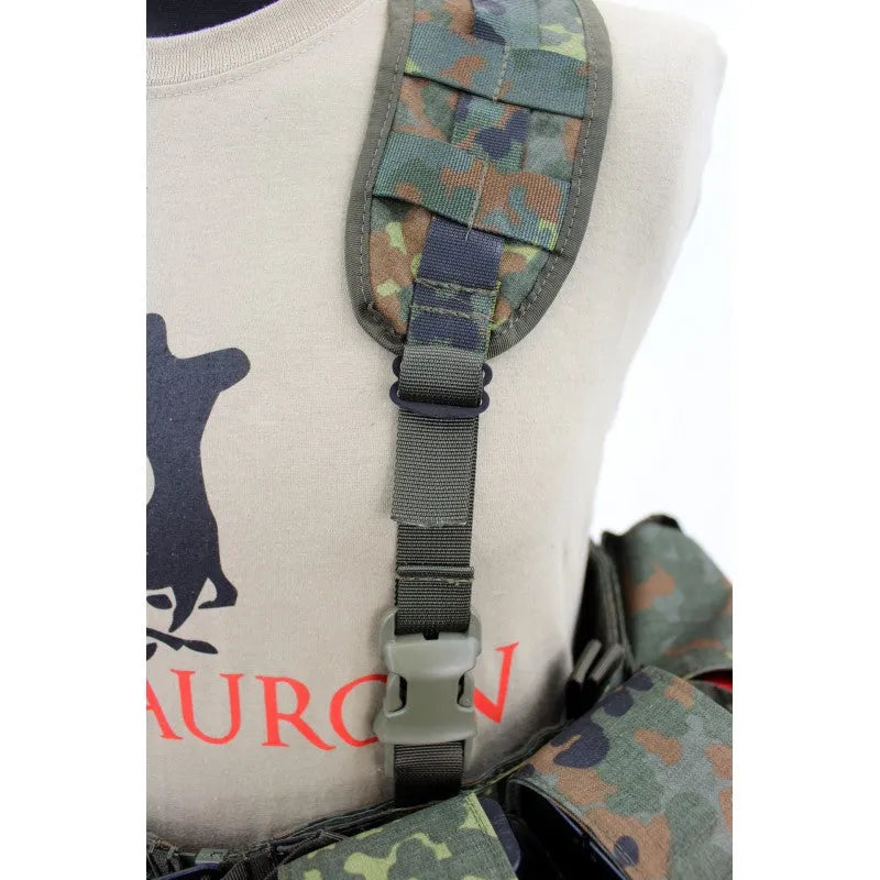 Zentauron Chest Rig Nonmodular Split Front flecktarn